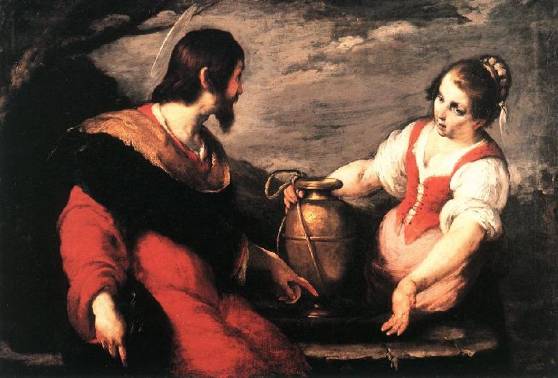 STROZZI, Bernardo Christ and the Samaritan Woman xdg